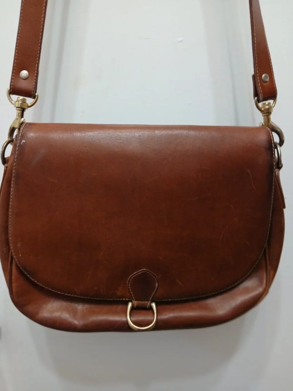 G.H.Bass & Co. Leather Satchel🤎